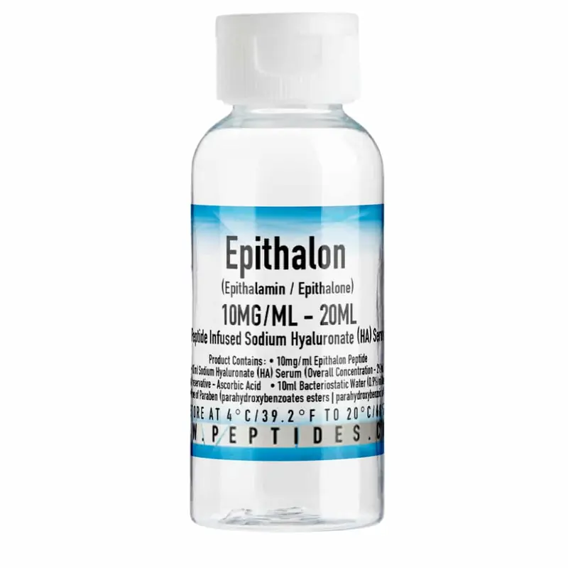 Epithalon 10mg/ml - 20ml (Epithalamin / Epithalone) - Peptide Infused Sodium Hyaluronate (HA) Serum