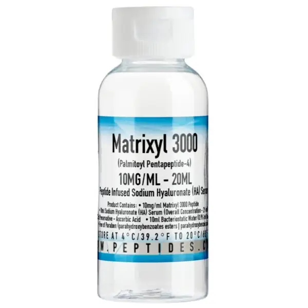 Matrixyl 3000 10mg/ml- 20ml (Palmitoyl Pentapeptide-4) - Peptide Infused Sodium Hyaluronate (HA) Serum