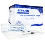 27/29 Gauge x 1/2" Insulin Syringe – Box Peptide Supplement - 100 Insulin syringes