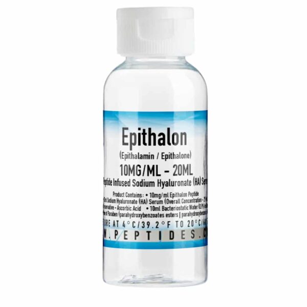 Epithalon 10mg/ml - 20ml - Peptide Supplement Infused with Sodium Hyaluronate Serum