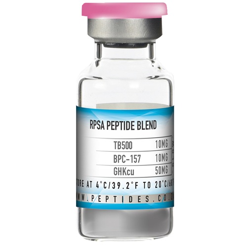 "GLOW" - GHK-cu 50mg/BPC 10mg/TB500 10mg Blended Peptide Supplement - 70mg per vial