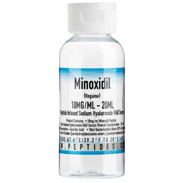 Minoxidil 10mg/ml - 20ml - Peptide Supplement Infused with Sodium Hyaluronate Serum
