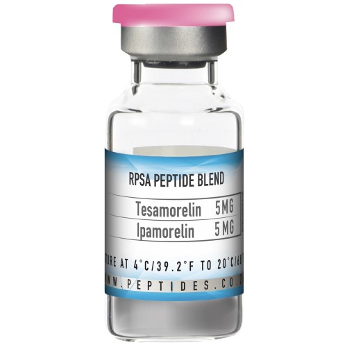 Ipamorelin 5mg/Tesamorelin 5mg Blended Peptide Supplement - 10MG per vial