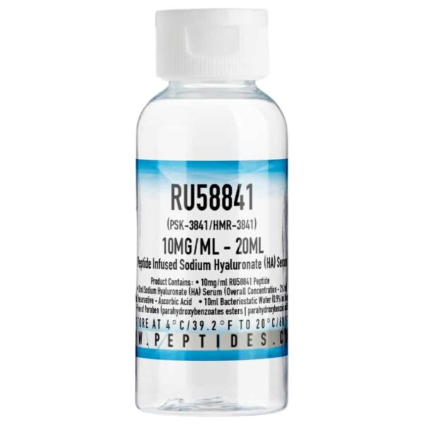 RU58841 10mg/ml - 20ml - Peptide Supplement Infused with Sodium Hyaluronate Serum